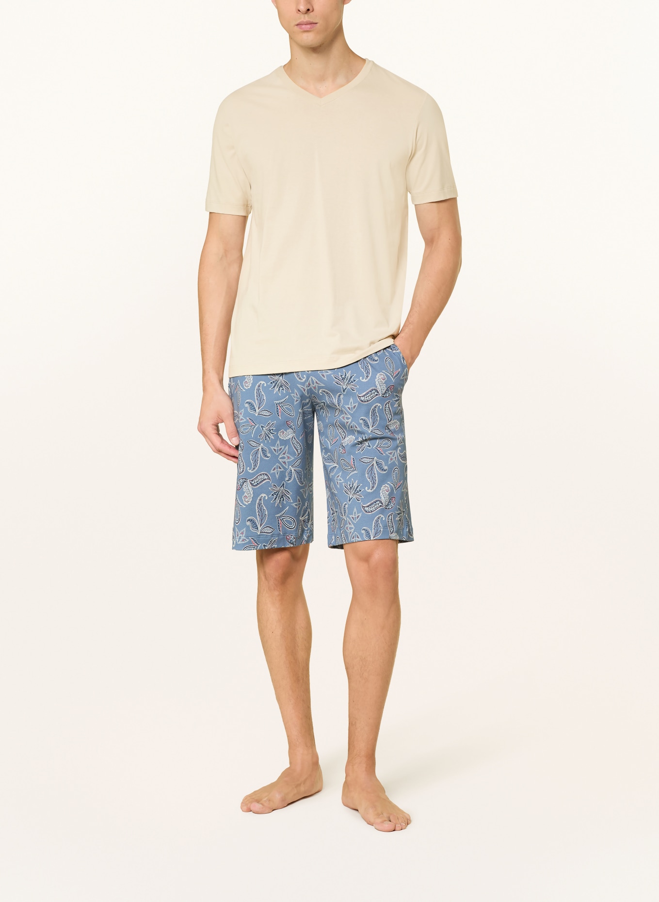 HANRO Pajama shirt LIVING: BEIGE