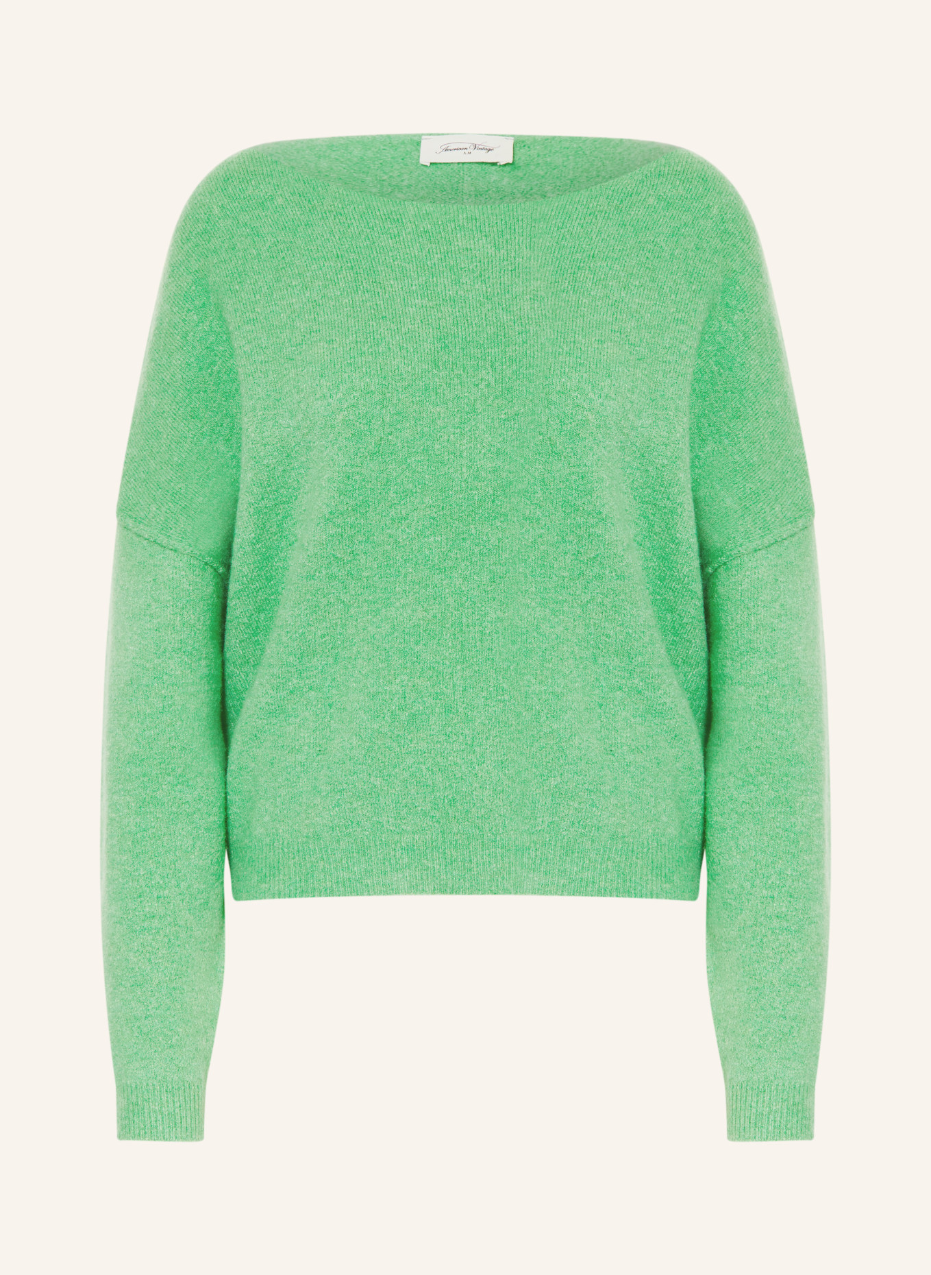 American Vintage Trui DAMSVILLE: LICHTGROEN
