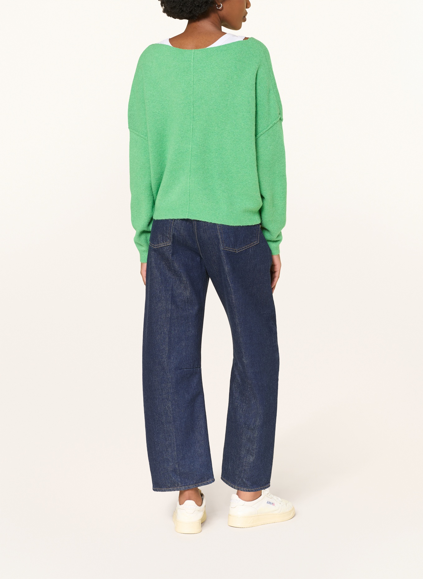 American Vintage Trui DAMSVILLE: LICHTGROEN