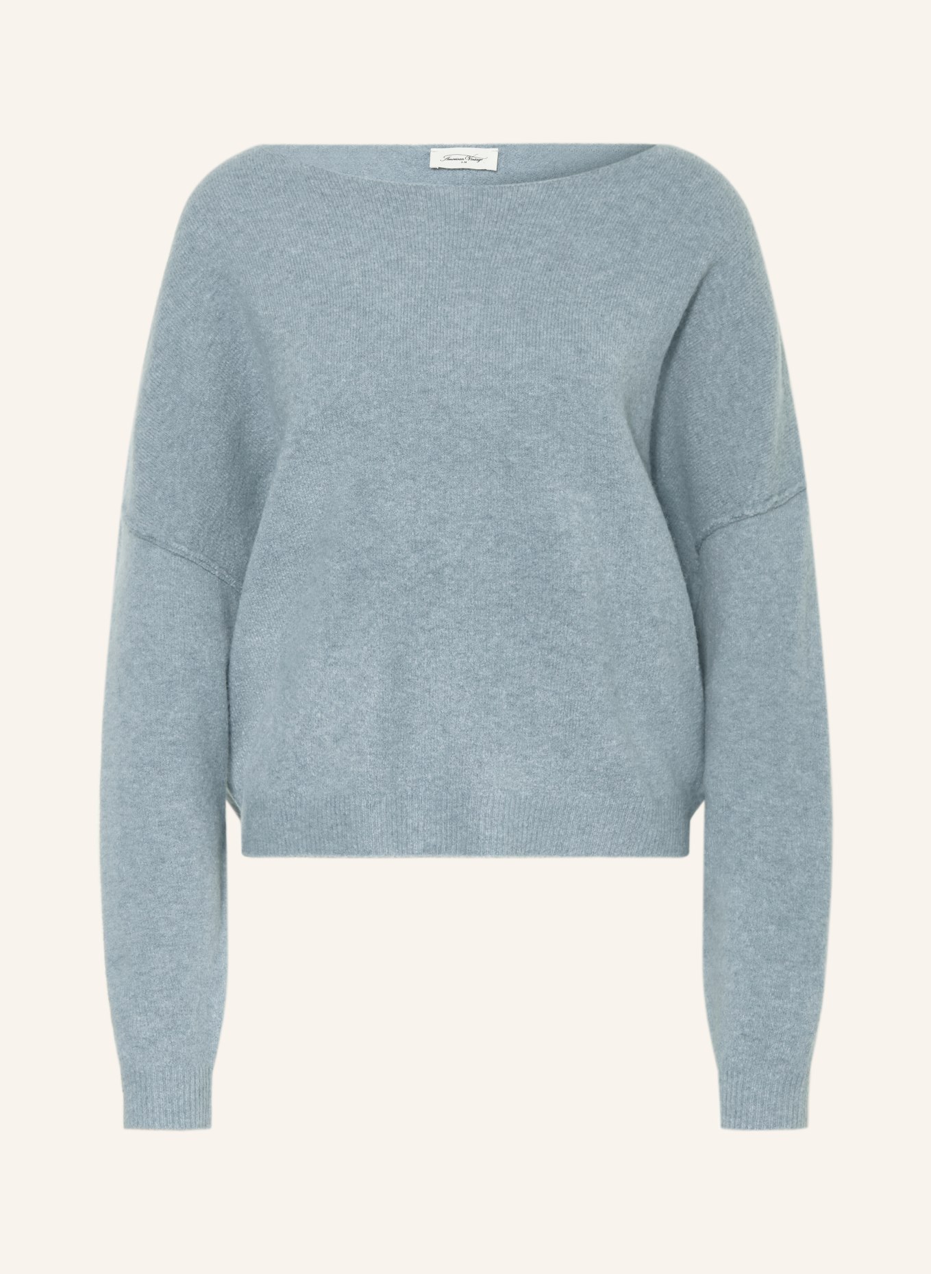 American Vintage Svetr DAMSVILLE: ČERNOŠEDÁ