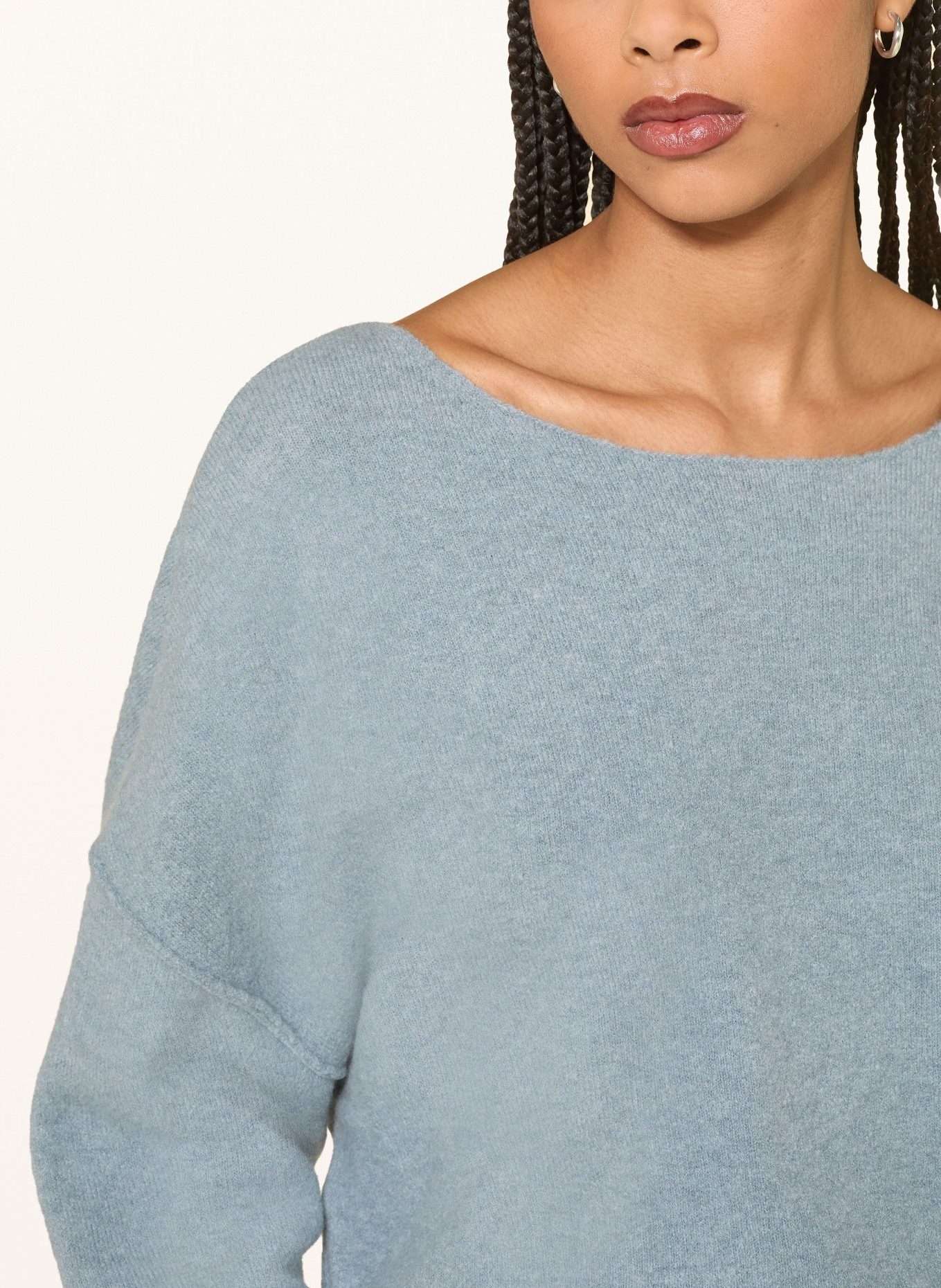 American Vintage Svetr DAMSVILLE: ČERNOŠEDÁ