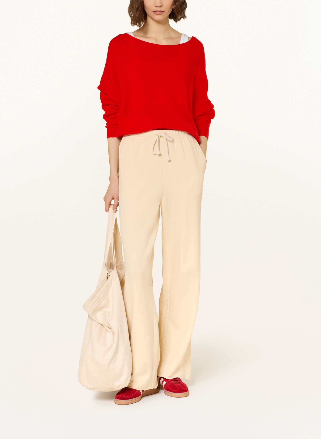 American Vintage Trui DAMSVILLE: ROOD