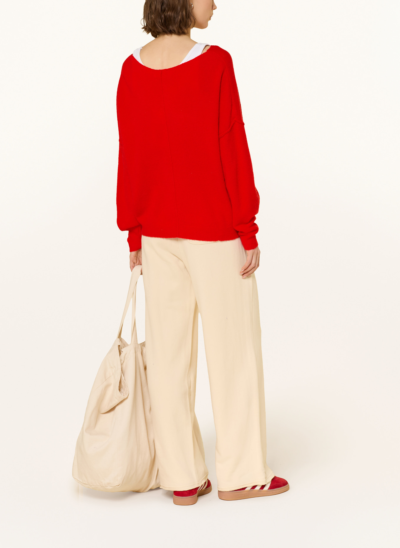 American Vintage Trui DAMSVILLE: ROOD