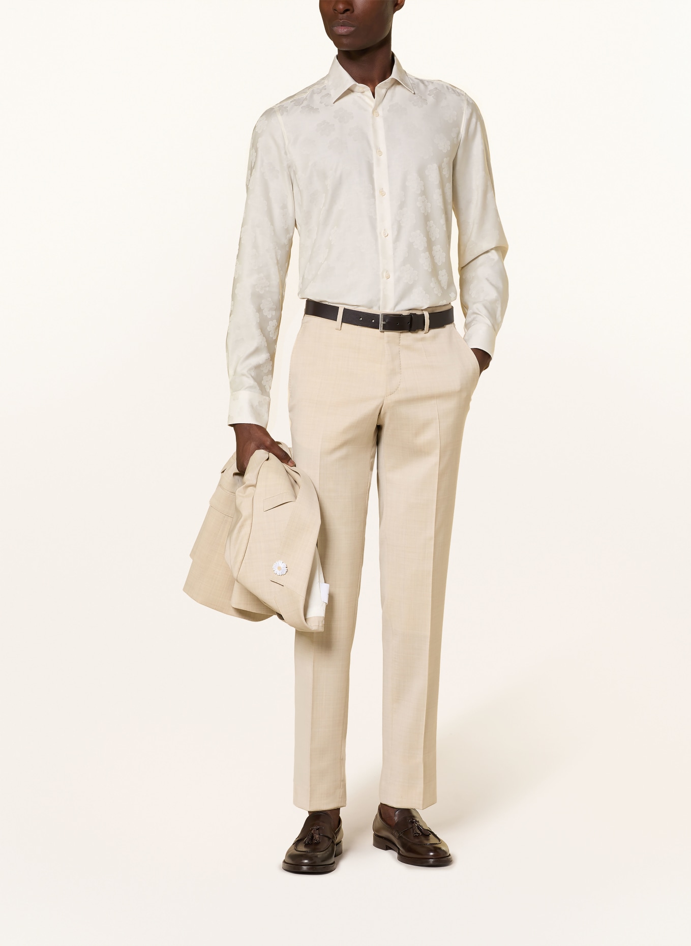 OLYMP Hemd Level Five body fit: CREME