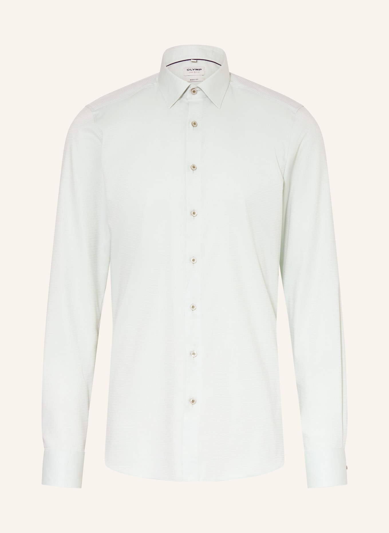 OLYMP Hemd Level Five body fit: HELLGRÜN