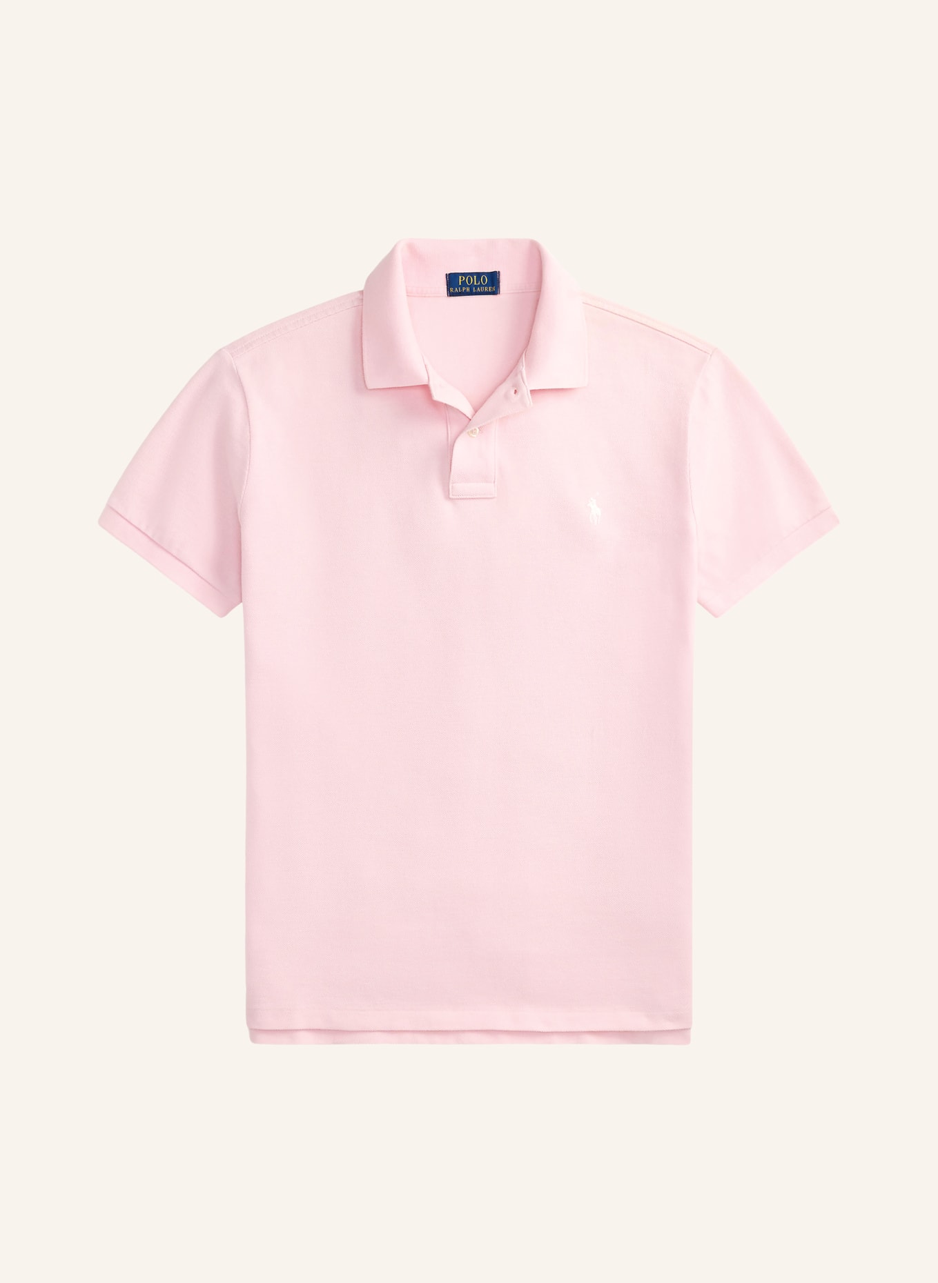POLO RALPH LAUREN Polo piqué coupe slim personnalisé: ROSE