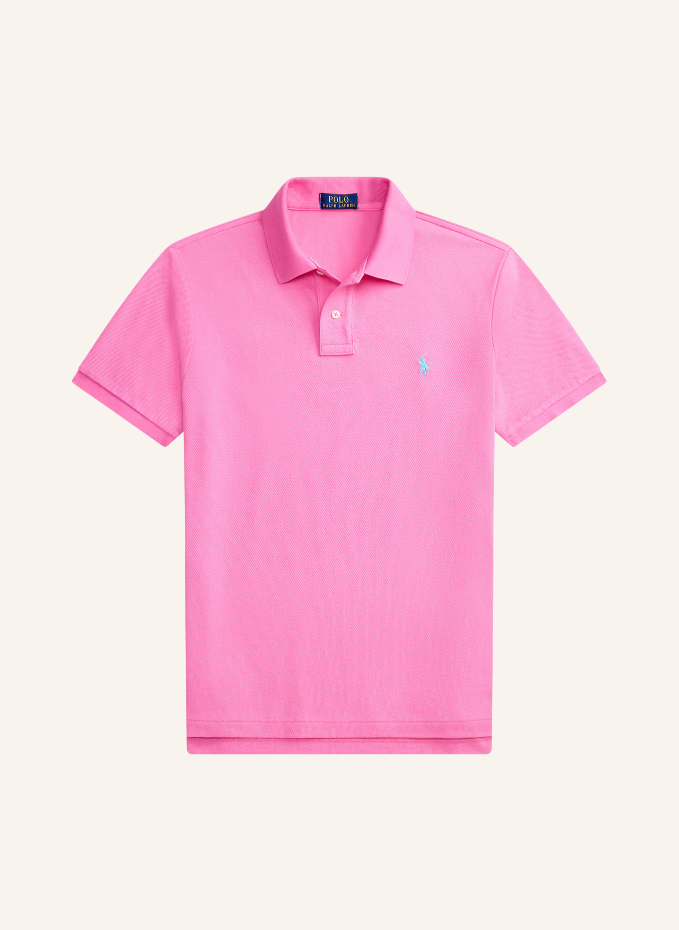 POLO RALPH LAUREN Piqué poloshirt Custom Slim Fit: ROZE