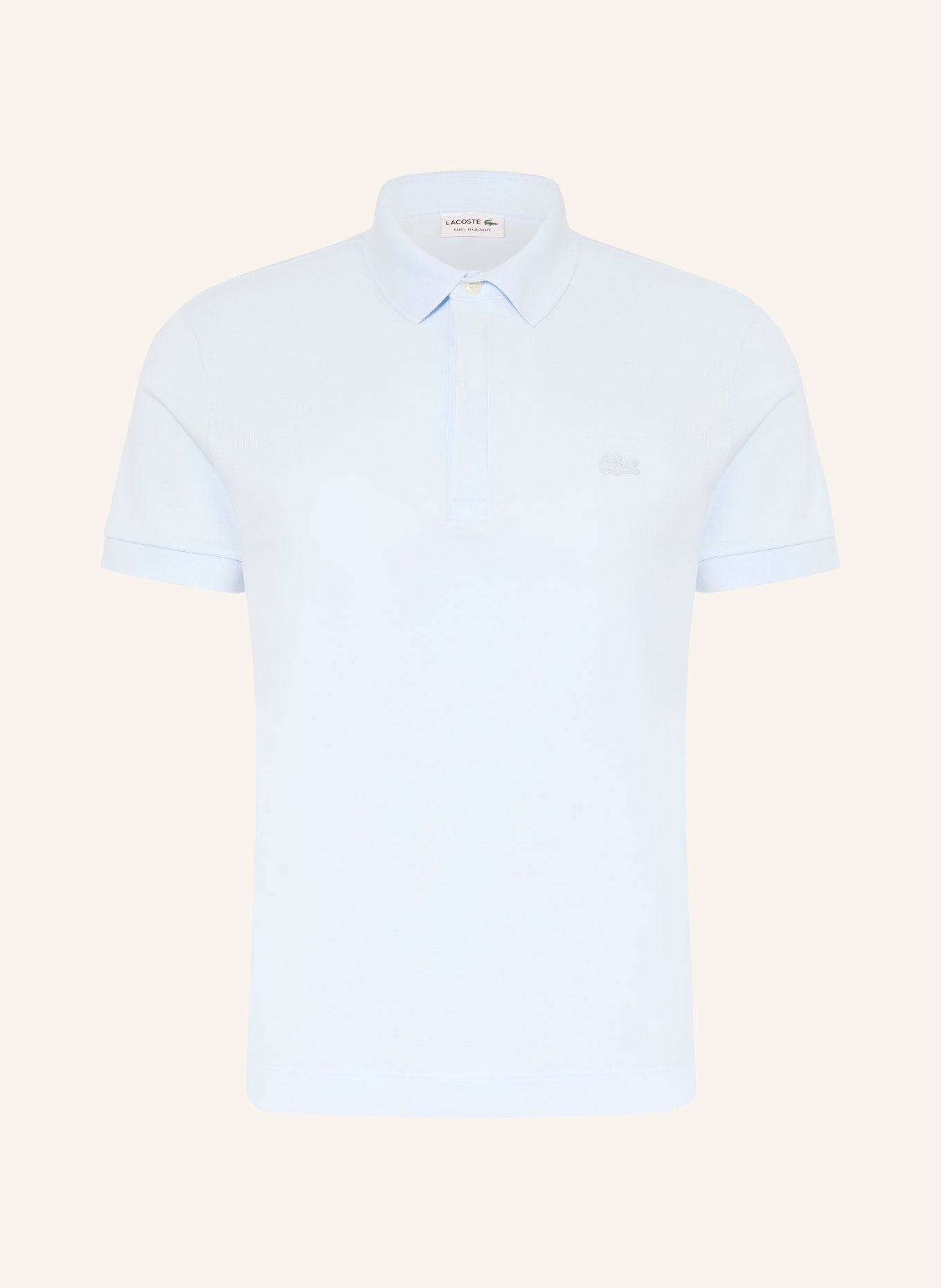 LACOSTE Piqué-Poloshirt: HELLBLAU