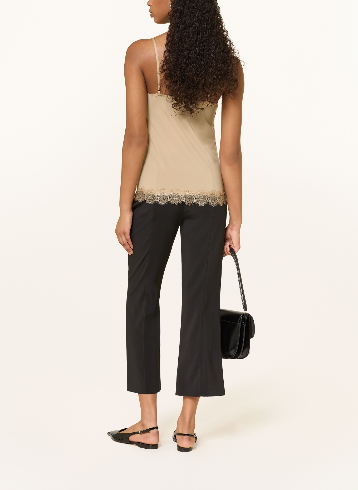 rosemunde Top BILLIE s krajkou: VELBLOUDÍ