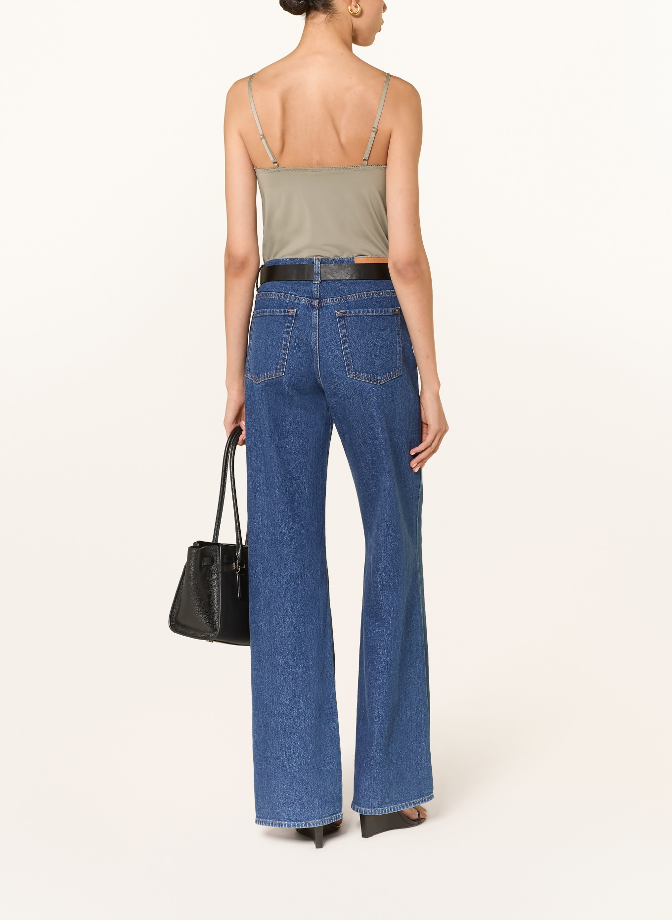 rosemunde Top BILLIE s krajkou: KHAKI