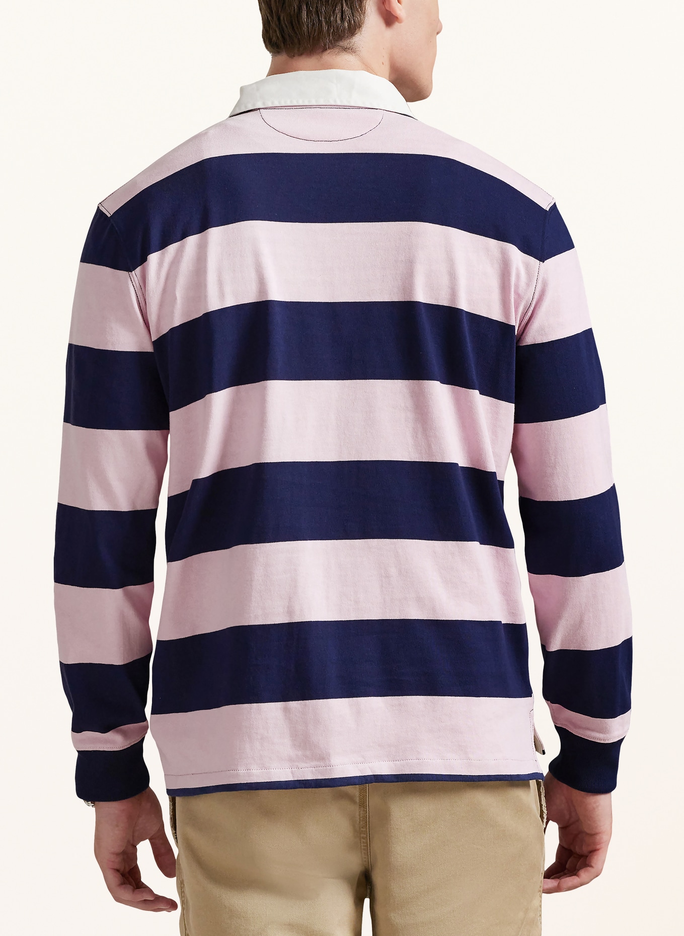 POLO RALPH LAUREN Rugbyshirt: DUNKELBLAU / ROSA