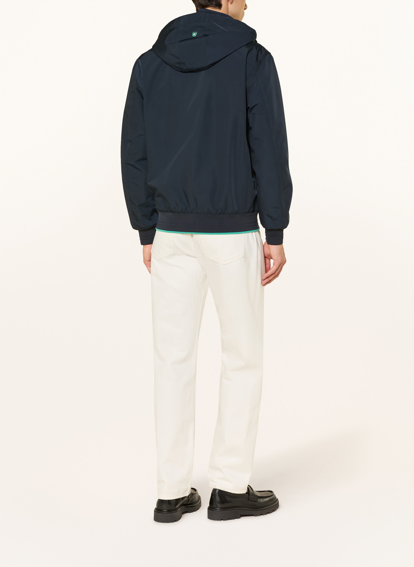 WELLENSTEYN Jacke COLLEGE: DUNKELBLAU / GRÜN / WEISS