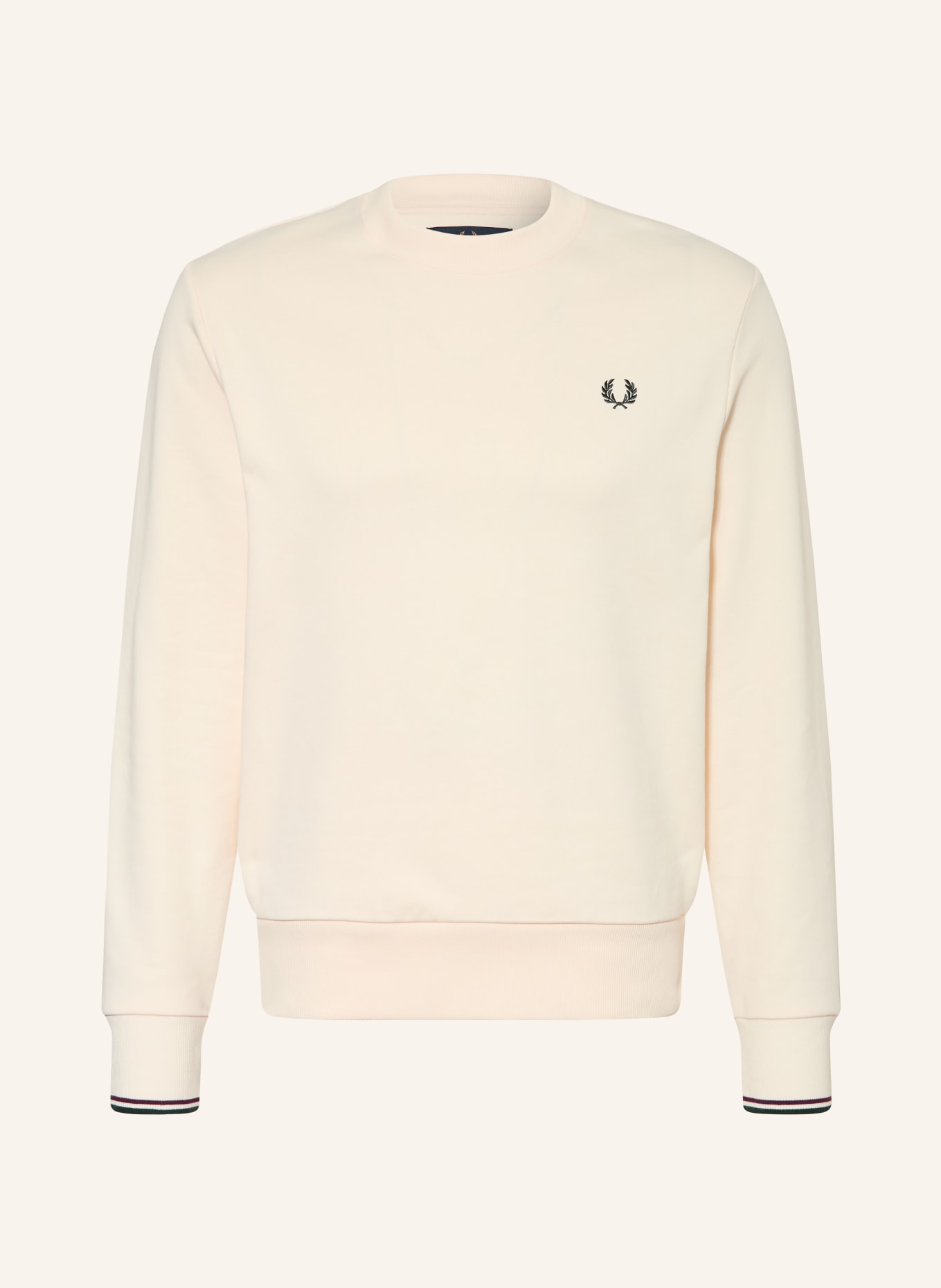 FRED PERRY sweat-shirt: ÉCRU