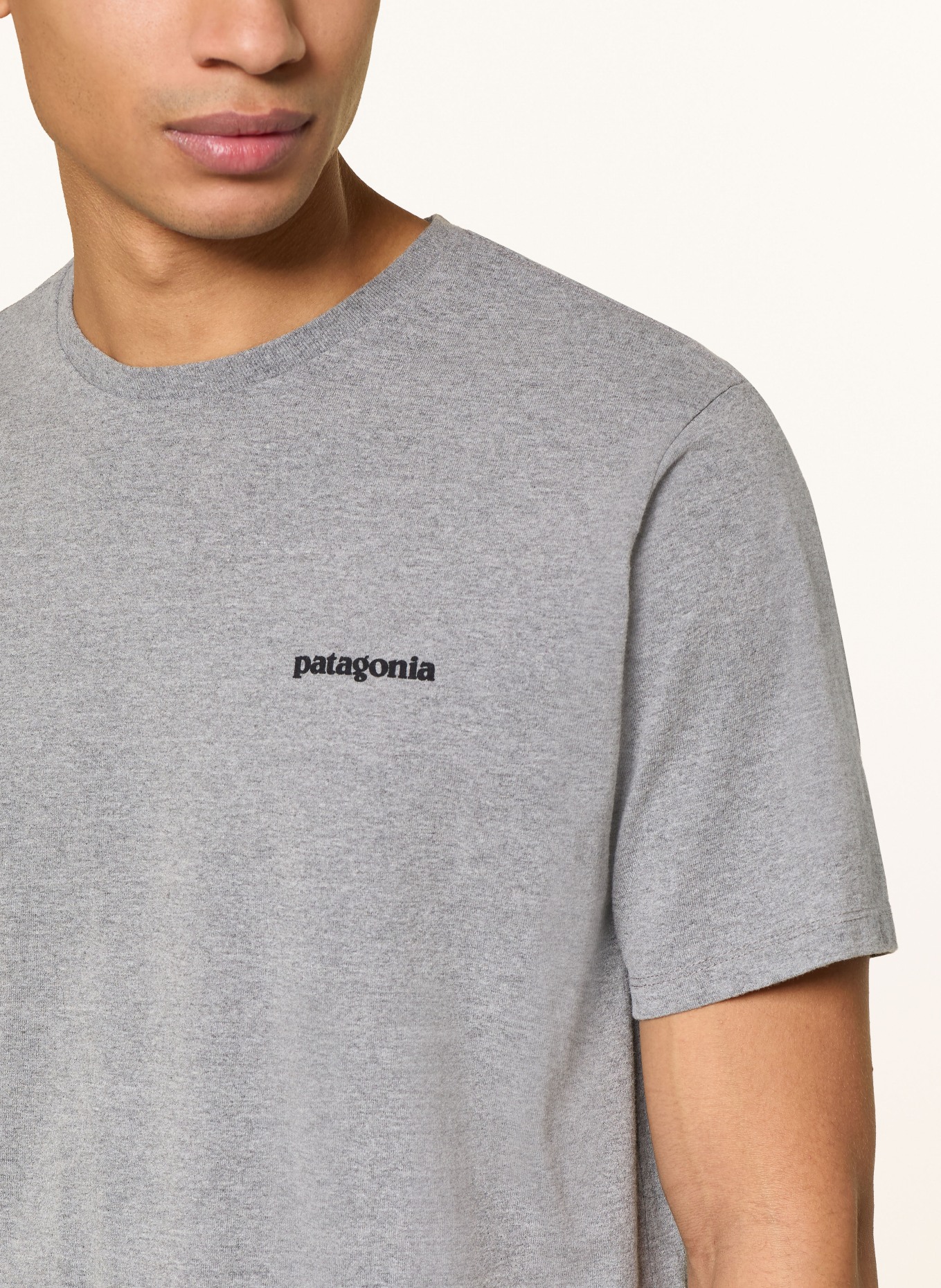 patagonia T-shirt P-6: SZARY
