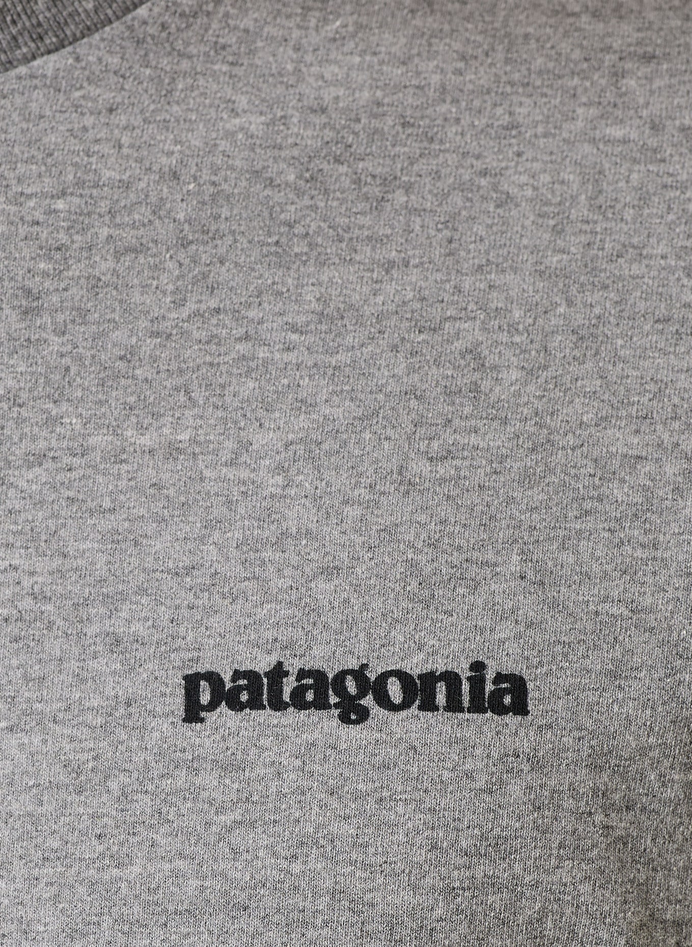patagonia T-shirt P-6: SZARY