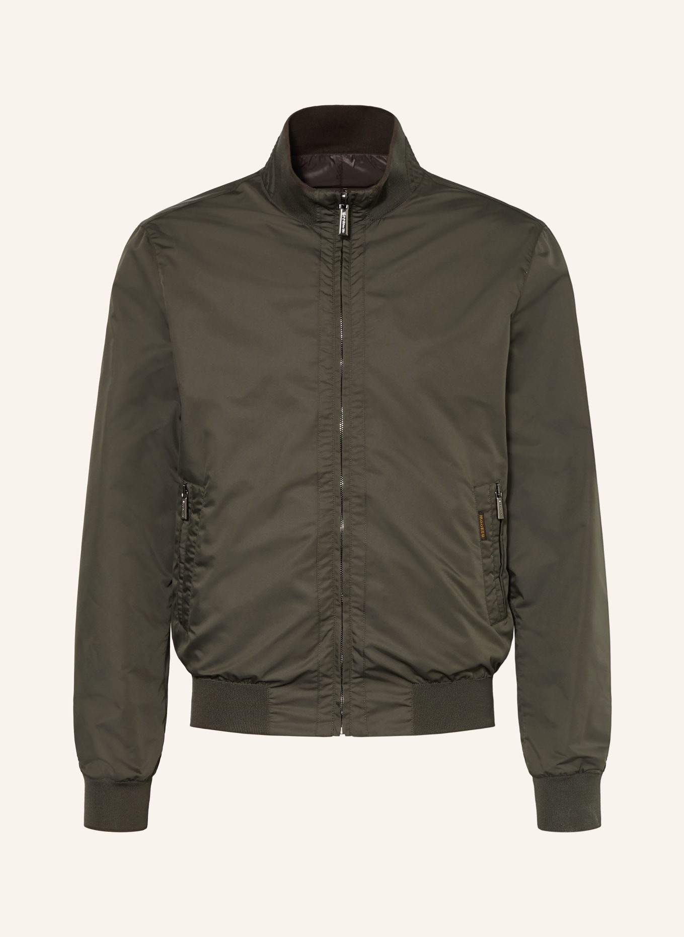 MOORER Blouson: KHAKI