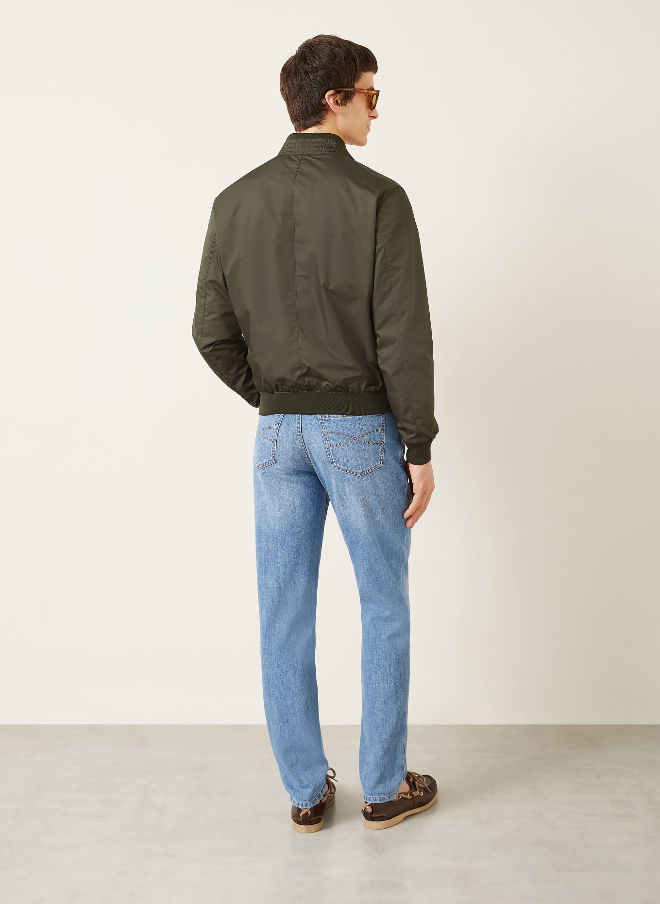 MOORER Blouson: KHAKI