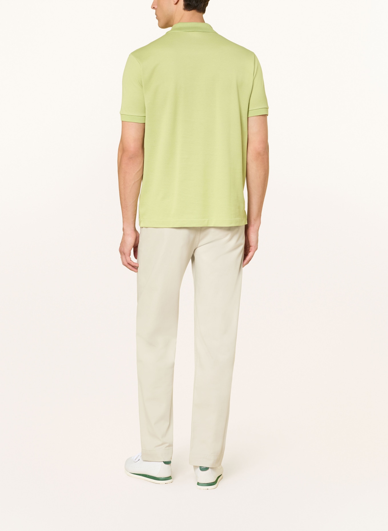 LACOSTE Piqué-Poloshirt Classic Fit: HELLGRÜN