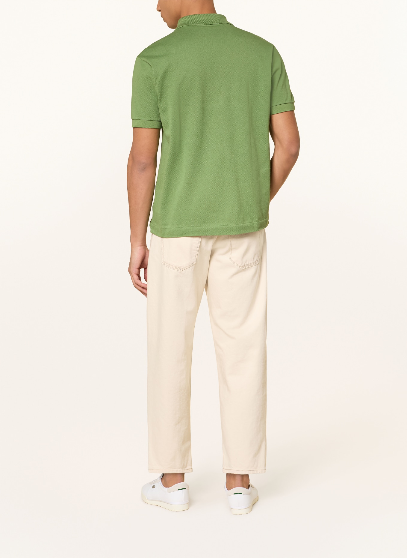 LACOSTE Polokošile z piké Classic Fit: ZELENÁ