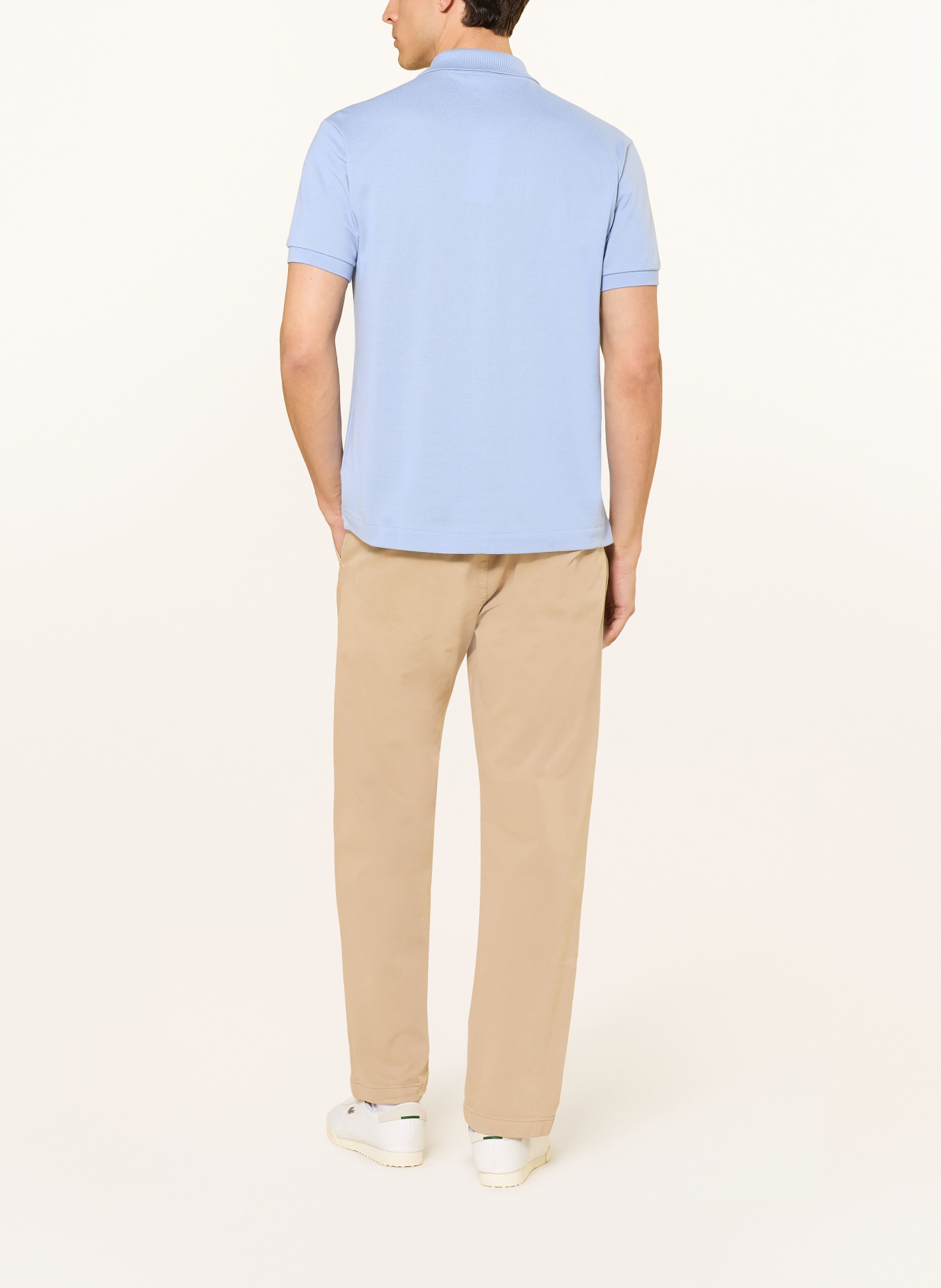 LACOSTE Polokošile z piké Classic Fit: TMAVĚ MODRÁ