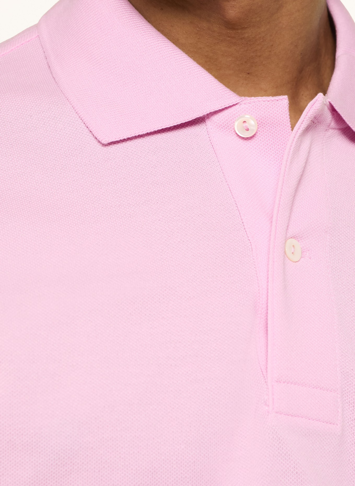 LACOSTE Piqué-Poloshirt Classic Fit: ROSA