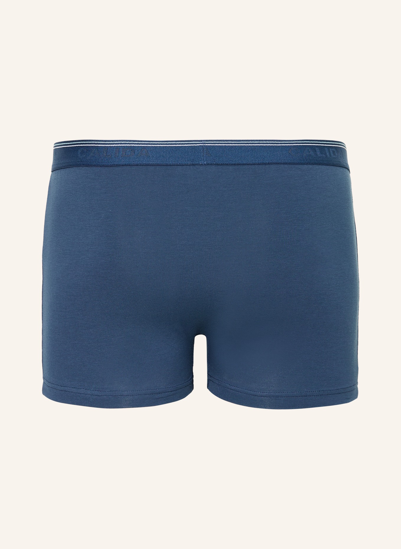 CALIDA 3er-Pack Boxershorts NATURAL BENEFIT: BLAU / HELLBLAU / BLAU