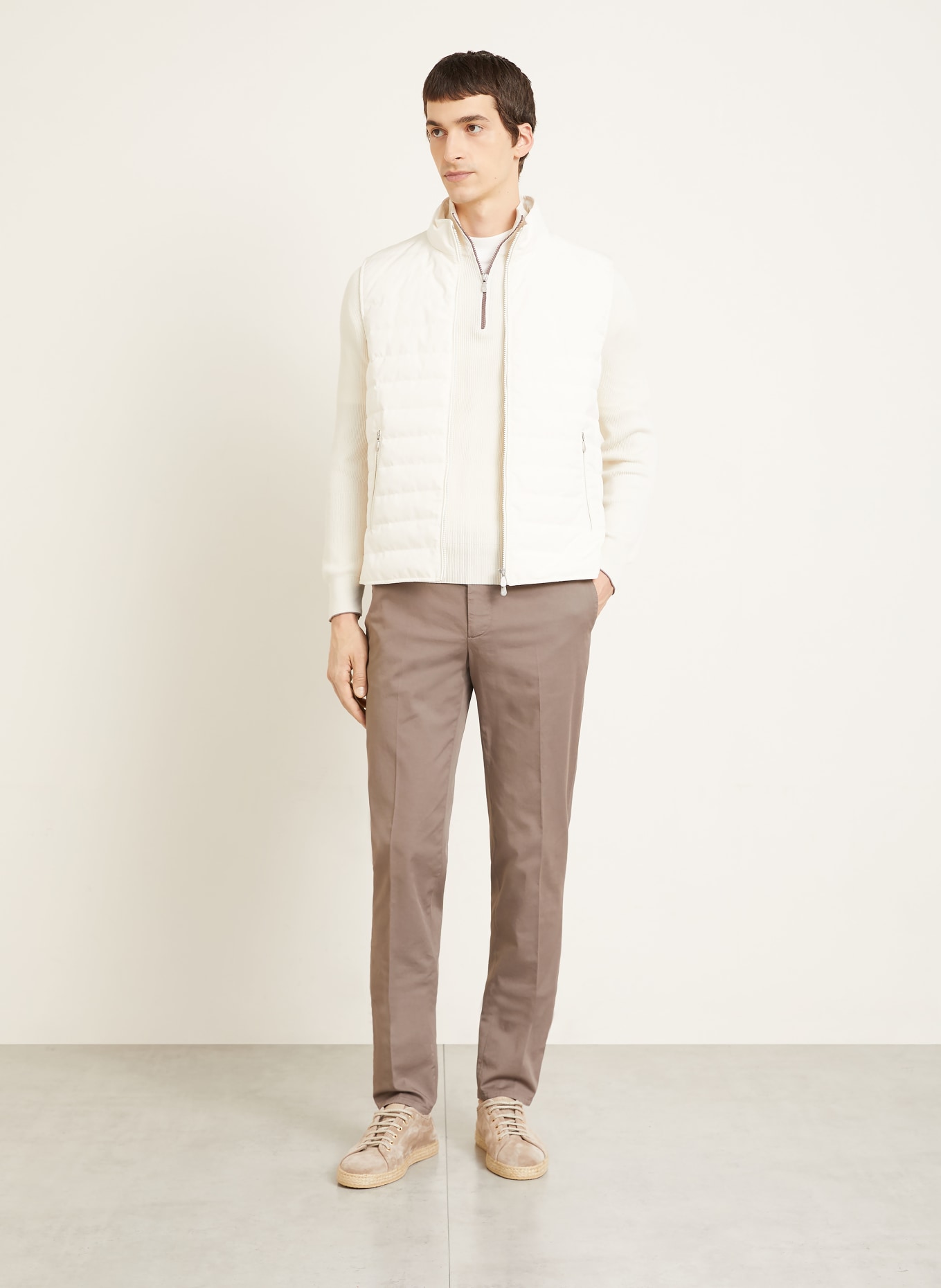 BRUNELLO CUCINELLI Chinos: TAUPE