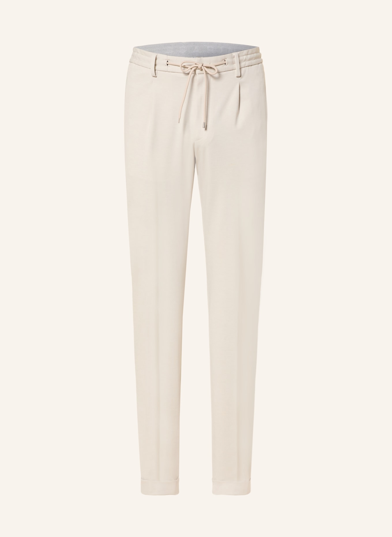 BALDESSARINI Suit trousers CROSS slim fit: 1209 Silver Cloud