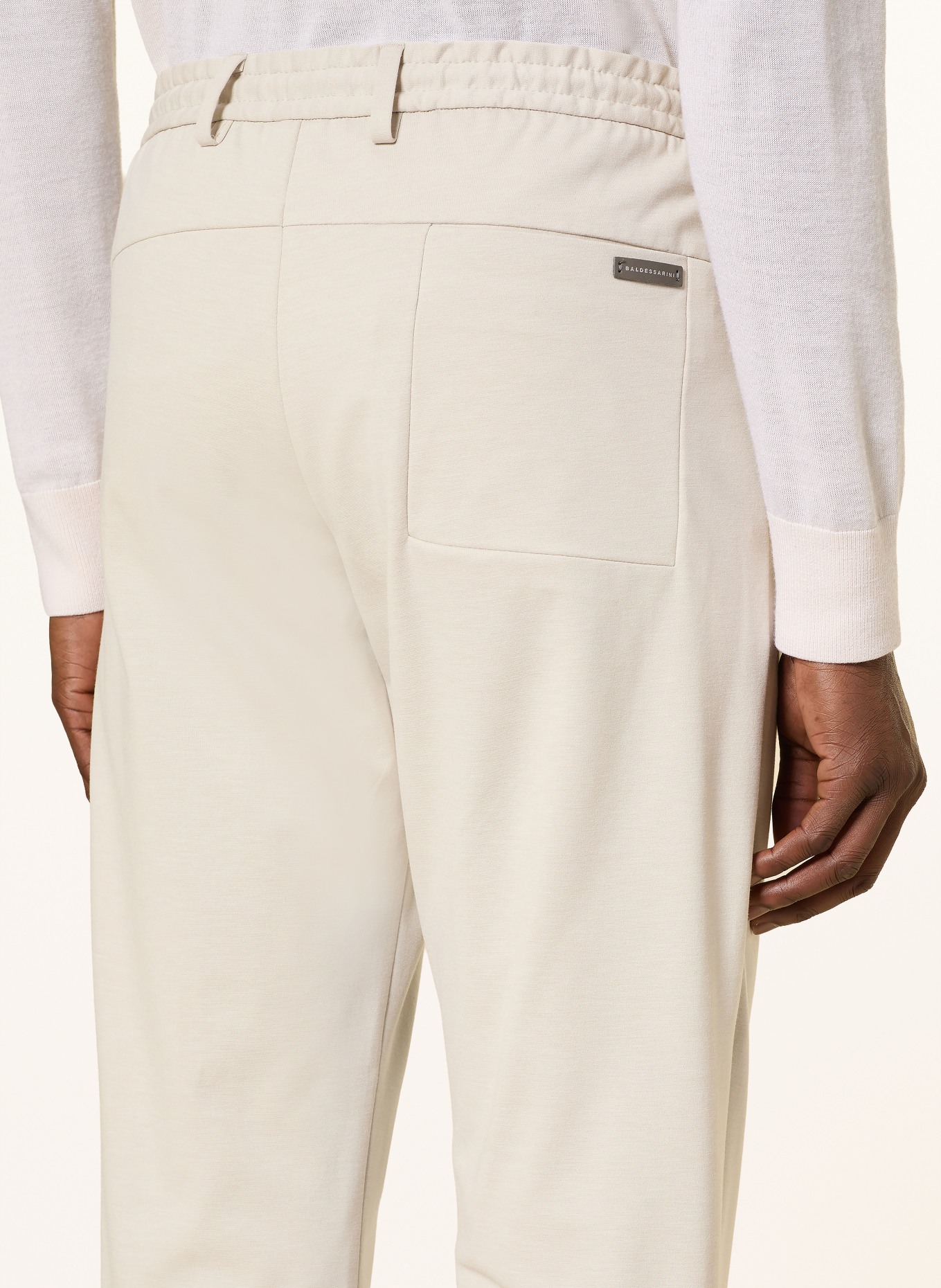 BALDESSARINI Suit trousers CROSS slim fit: 1209 Silver Cloud