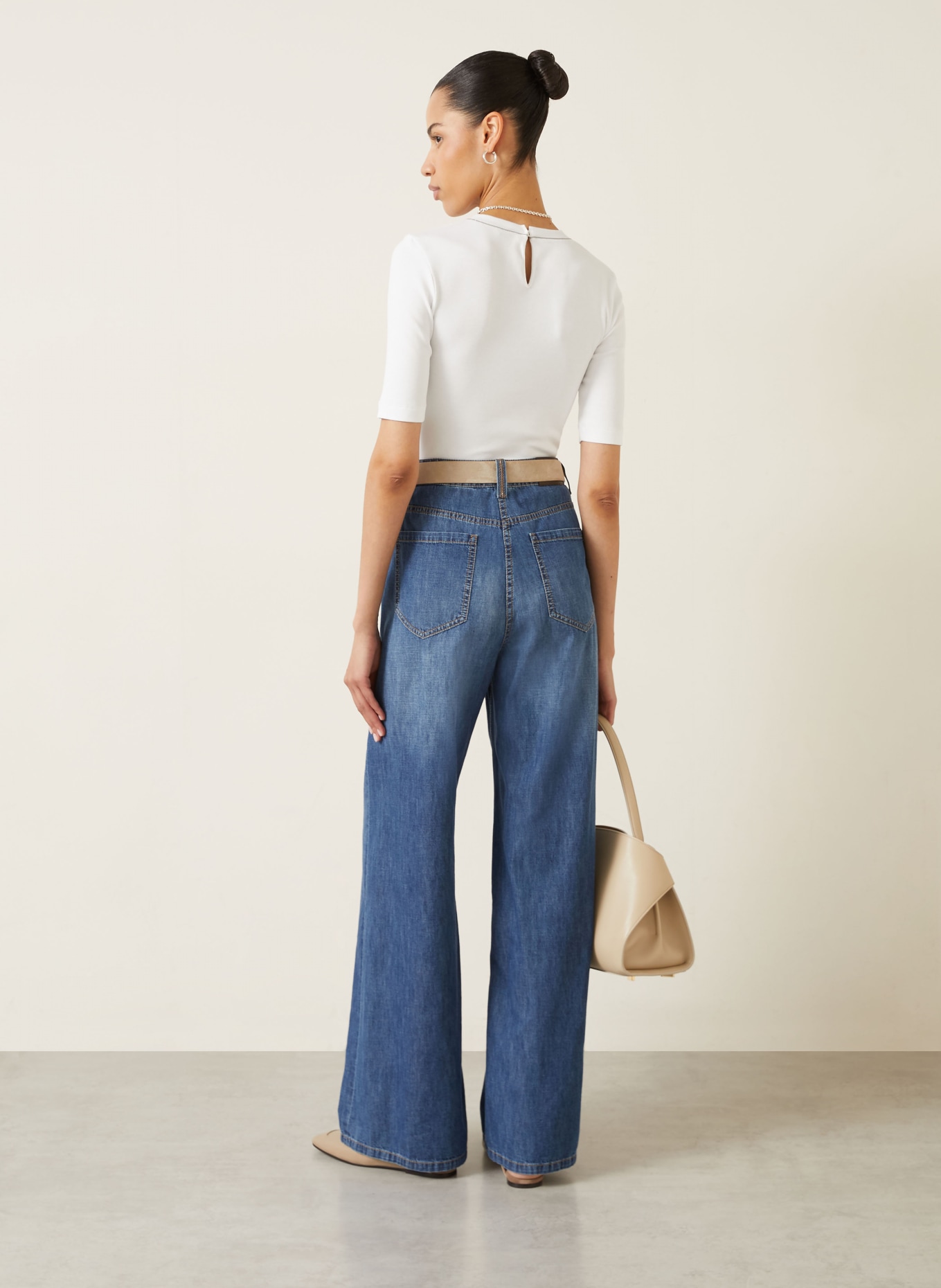 BRUNELLO CUCINELLI Strickshirt mit Perlenbesatz: WEISS / SILBER