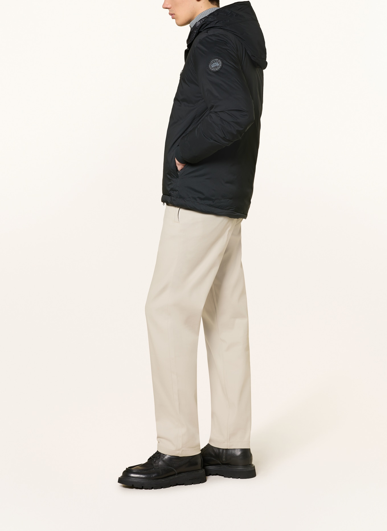 CANADA GOOSE Daunenjacke LODGE: SCHWARZ