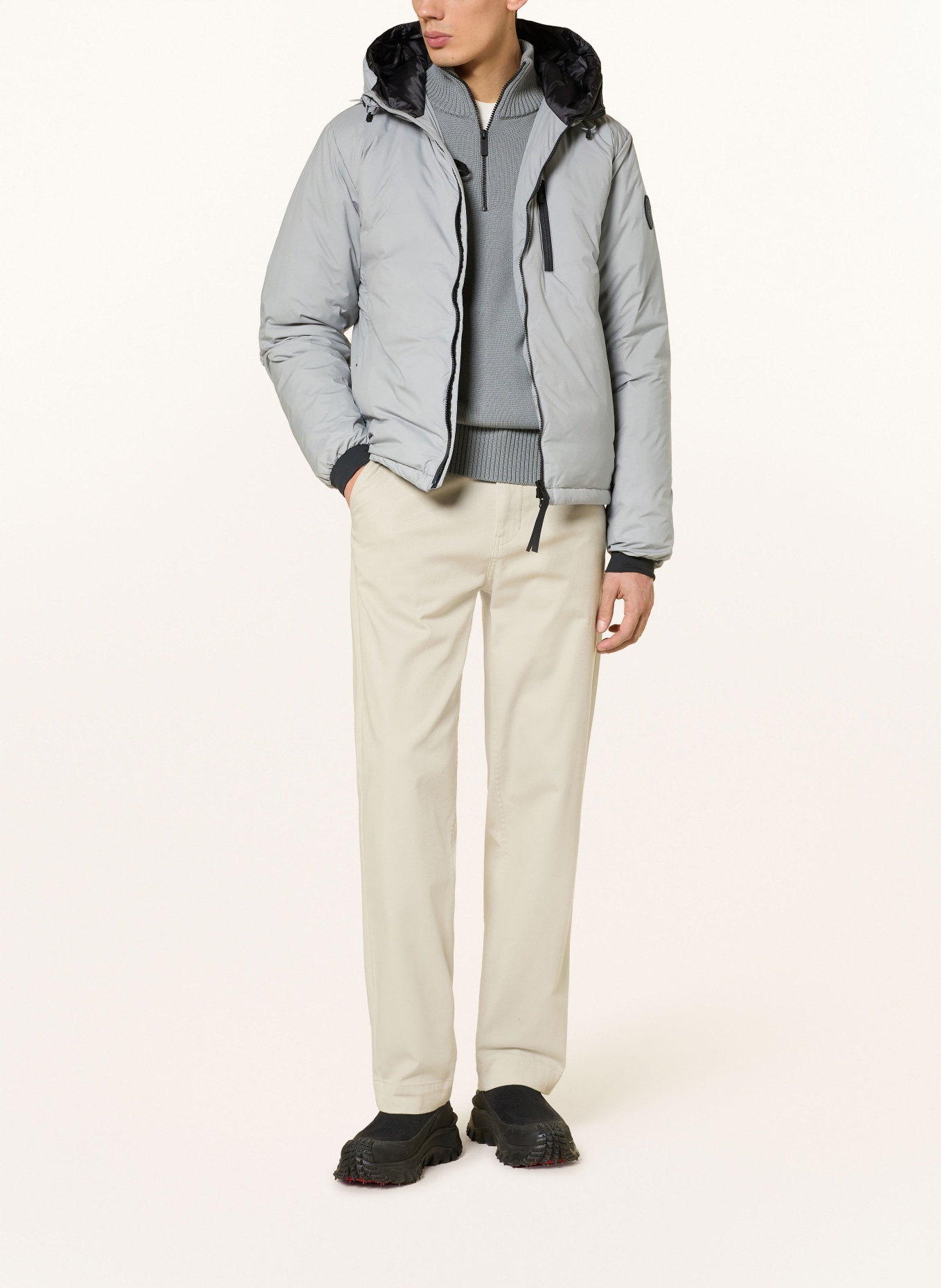 CANADA GOOSE Daunenjacke LODGE: HELLGRAU