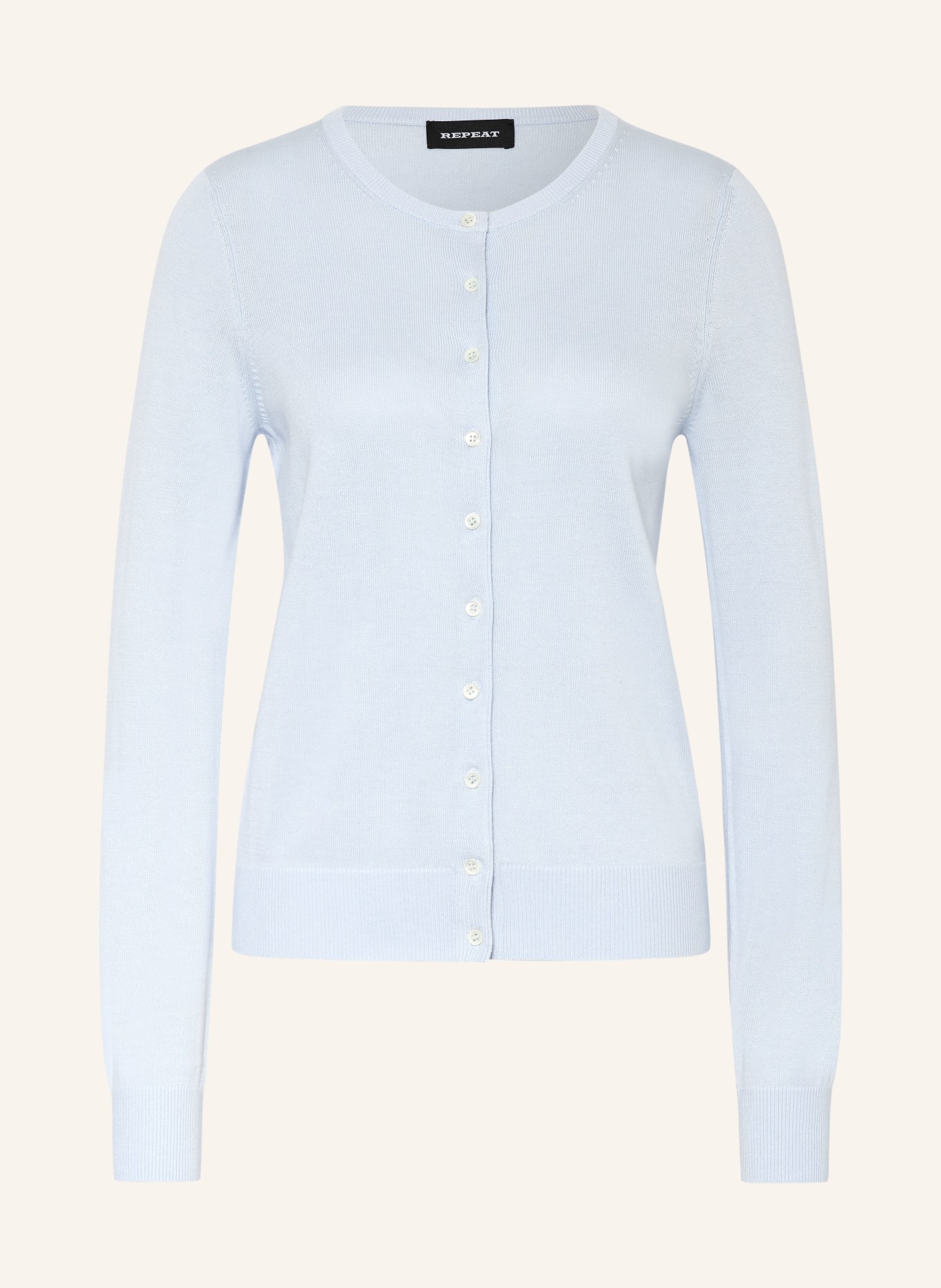 REPEAT Pletený kabátek: TMAVĚ MODRÁ