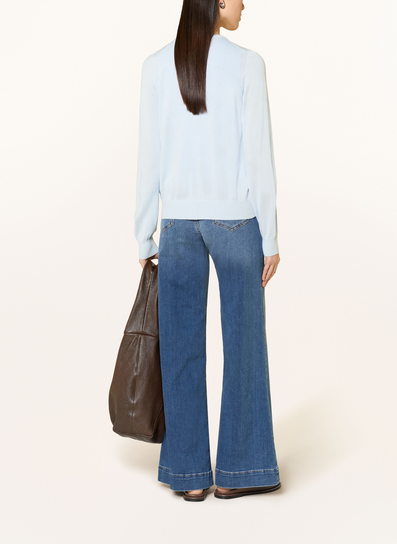 REPEAT Pletený kabátek: TMAVĚ MODRÁ