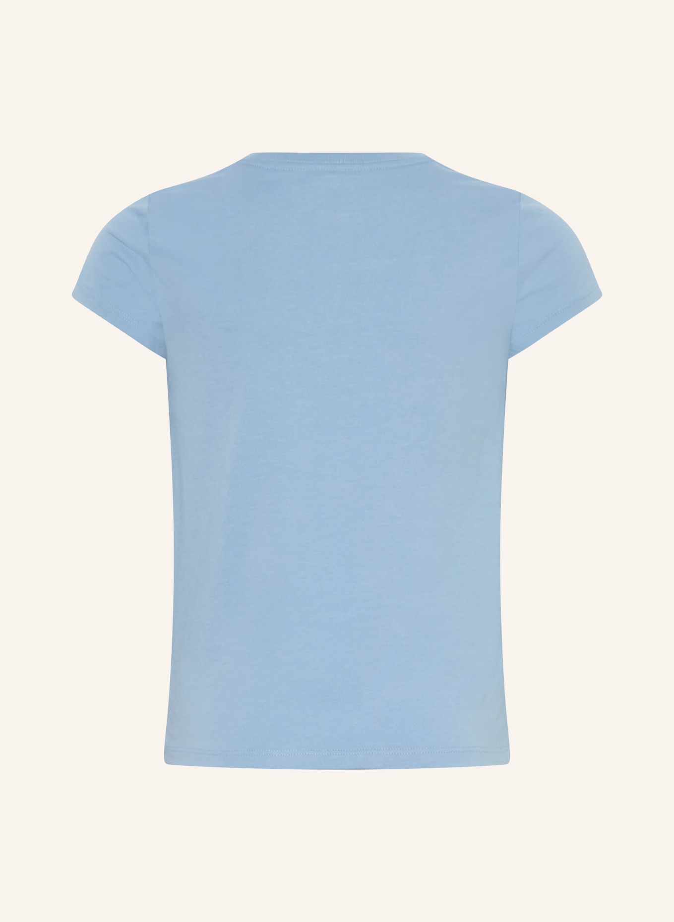 POLO RALPH LAUREN T-Shirt: HELLBLAU / ROSA
