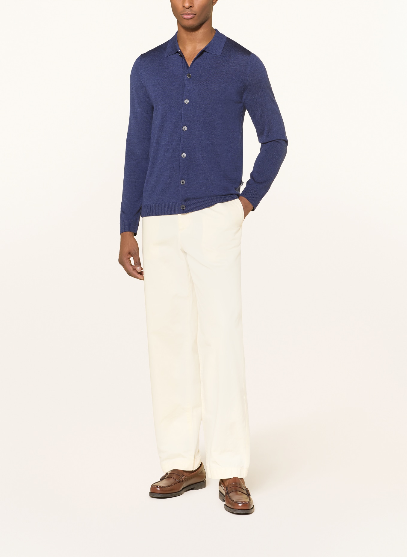 MAERZ MUENCHEN Cardigan: BLUE