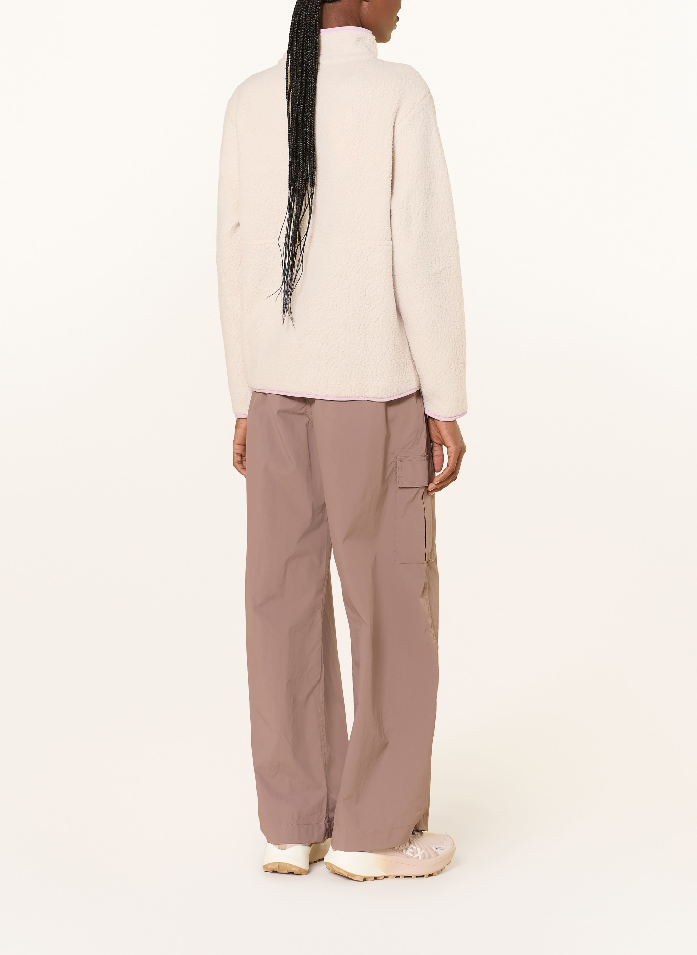 patagonia Fleecový svetr troyer RETRO PILE MARSUPIAL: REŽNÁ / RŮŽOVÁ