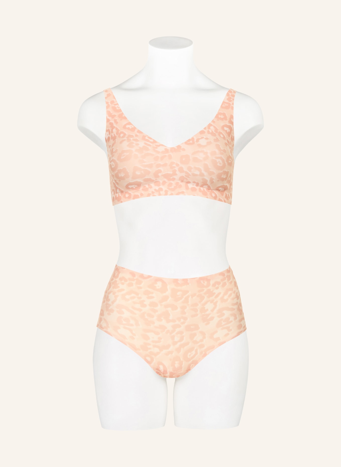 CHANTELLE Culotte taille haute SOFTSTRETCH: BEIGE / ROSÉ