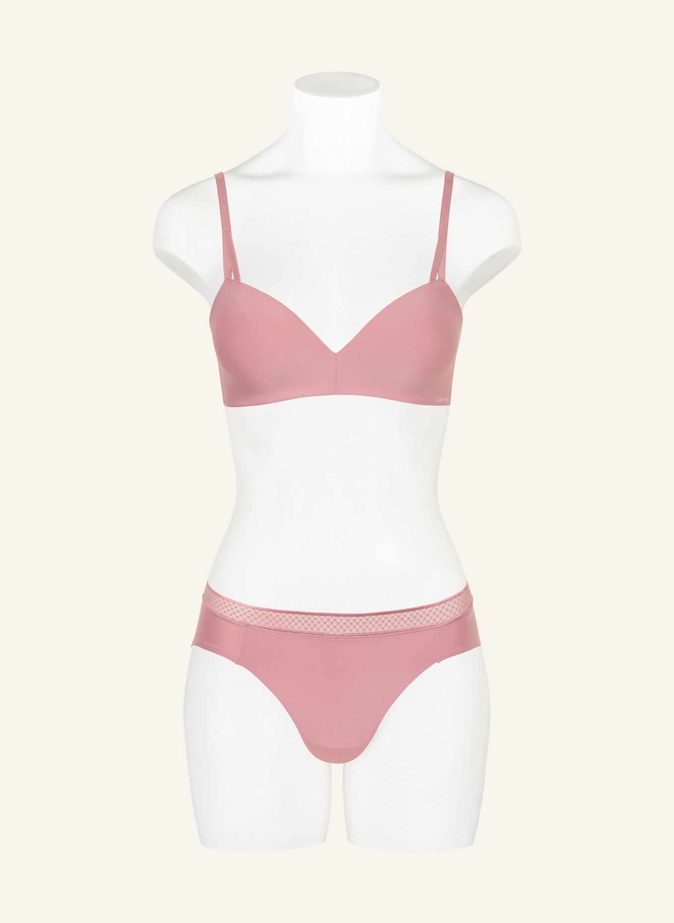 Calvin Klein Push-up podprsenka SEDUCTIVE COMFORT: STARORŮŽOVÁ