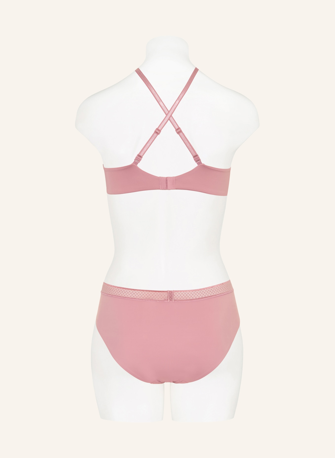 Calvin Klein Push-up podprsenka SEDUCTIVE COMFORT: STARORŮŽOVÁ