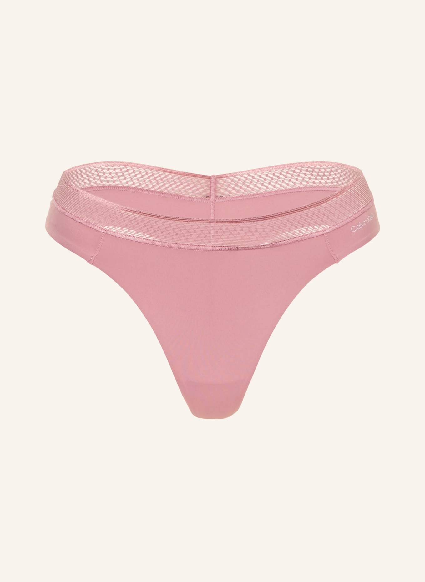 Calvin Klein Kalhotky String SEDUCTIVE COMFORT: STARORŮŽOVÁ