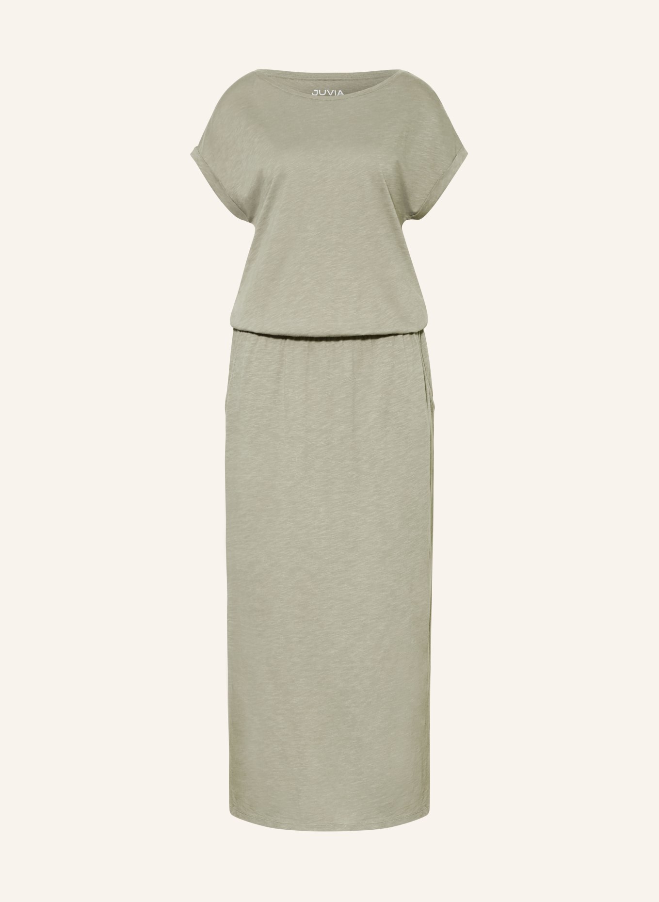 Juvia Žerzejové šaty: OLIVOVÁ