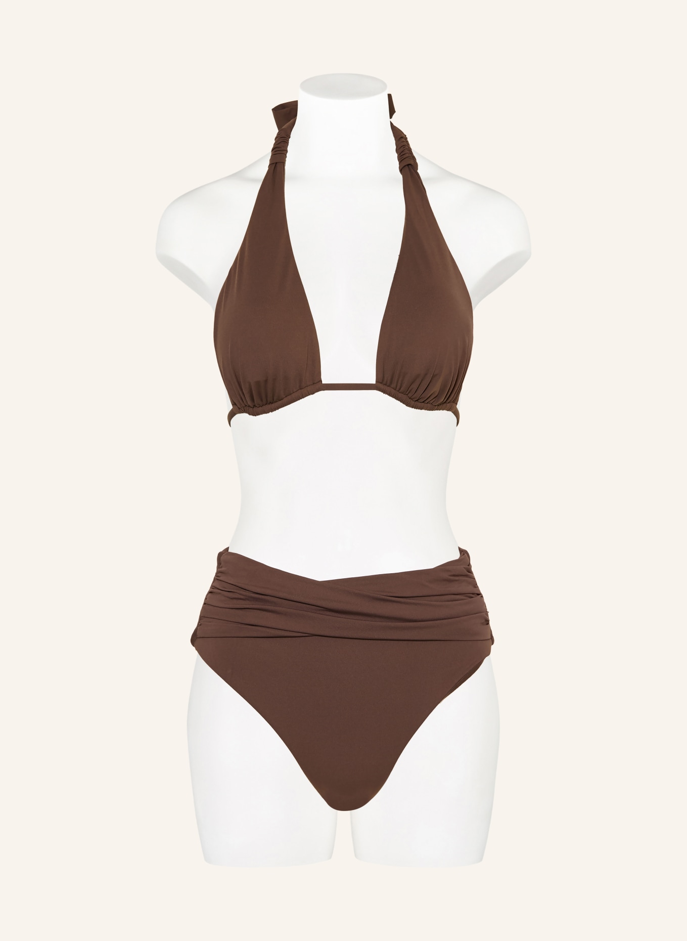 SEAFOLLY High waist bikini bottoms SEAFOLLY COLLECTIVE: DARK BROWN