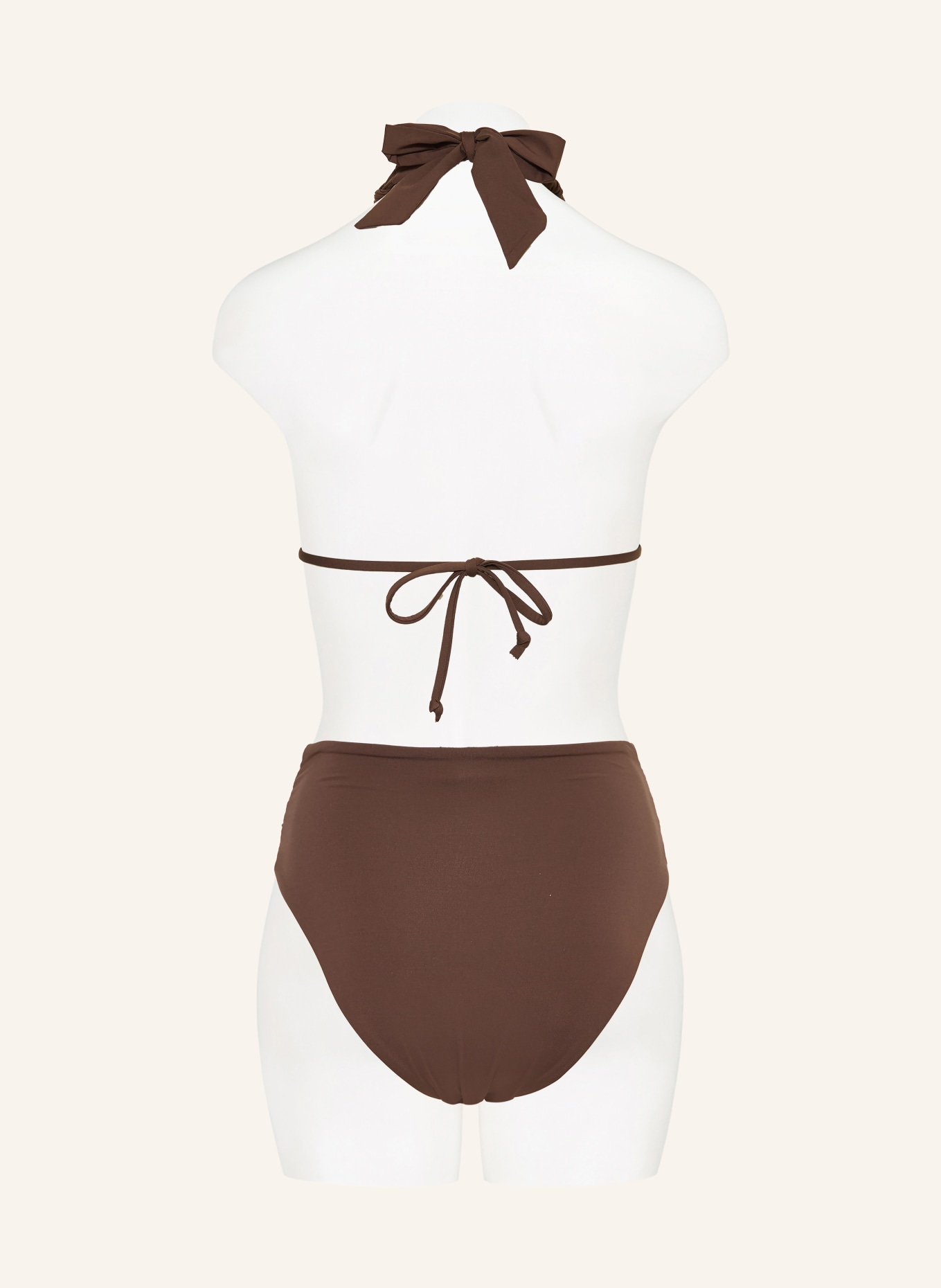 SEAFOLLY High waist bikini bottoms SEAFOLLY COLLECTIVE: DARK BROWN