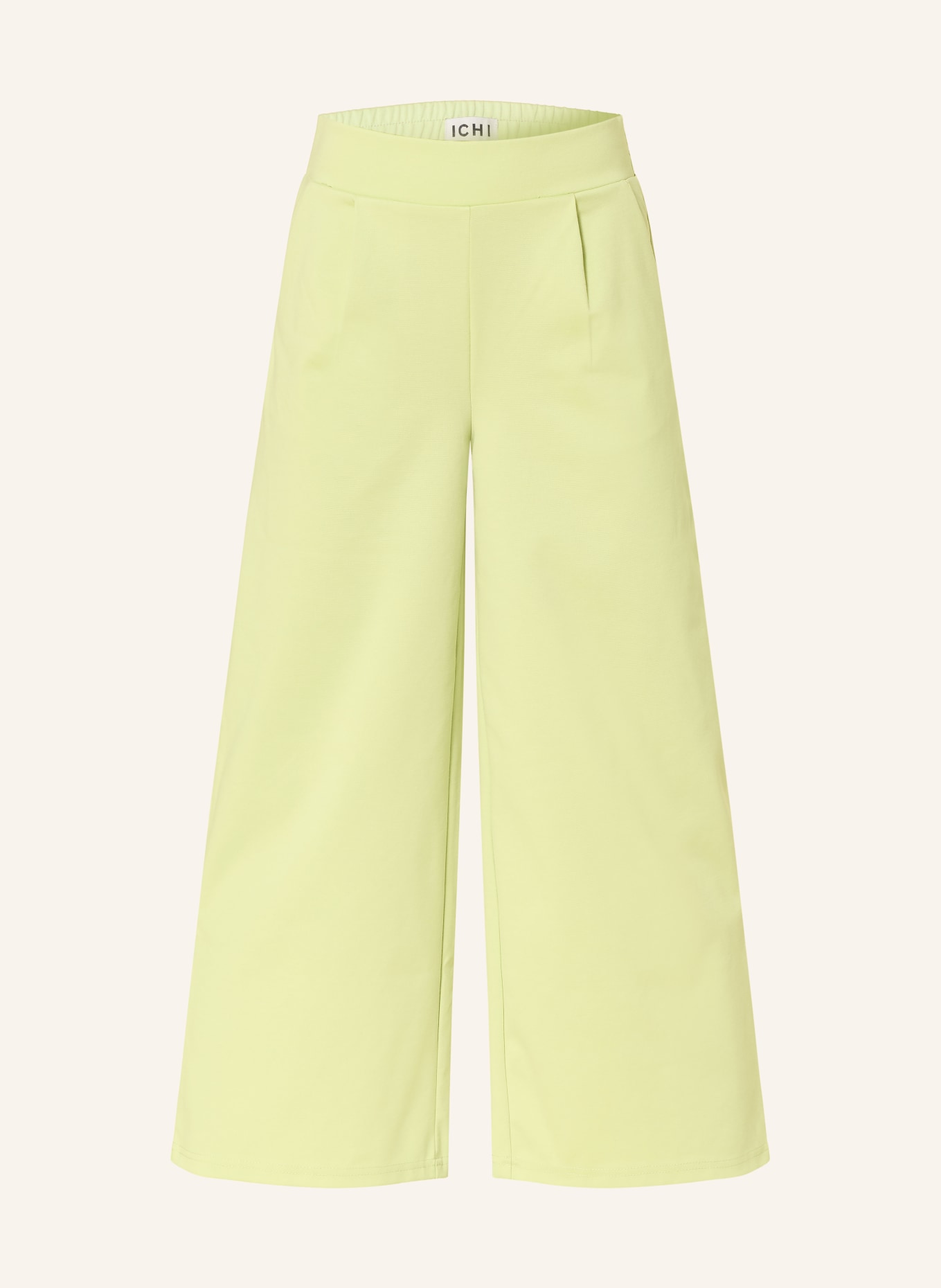 ICHI 7/8 pants KATE: NEON YELLOW