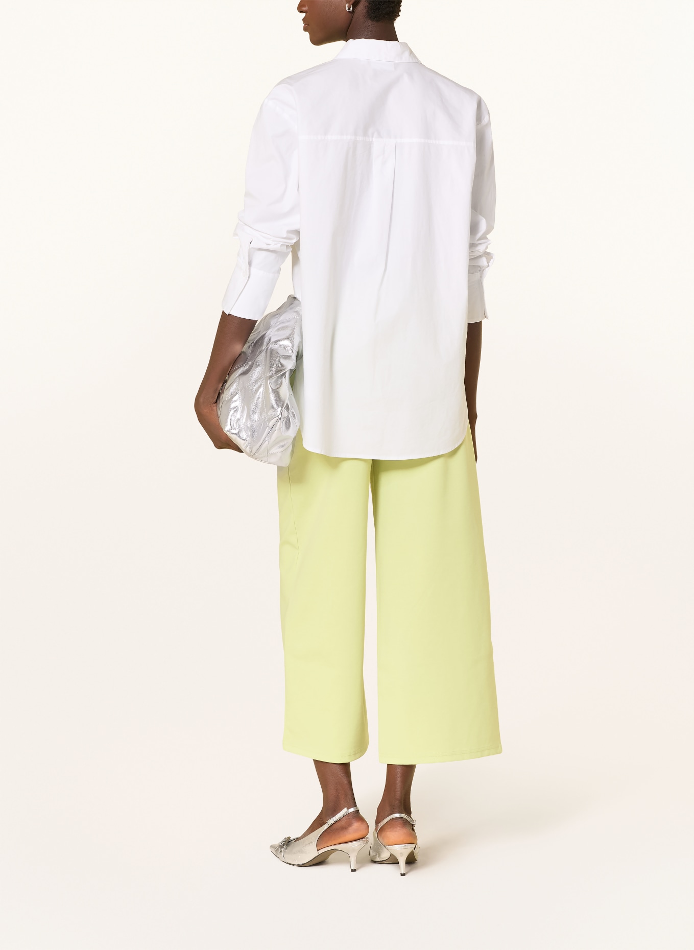 ICHI 7/8 pants KATE: NEON YELLOW