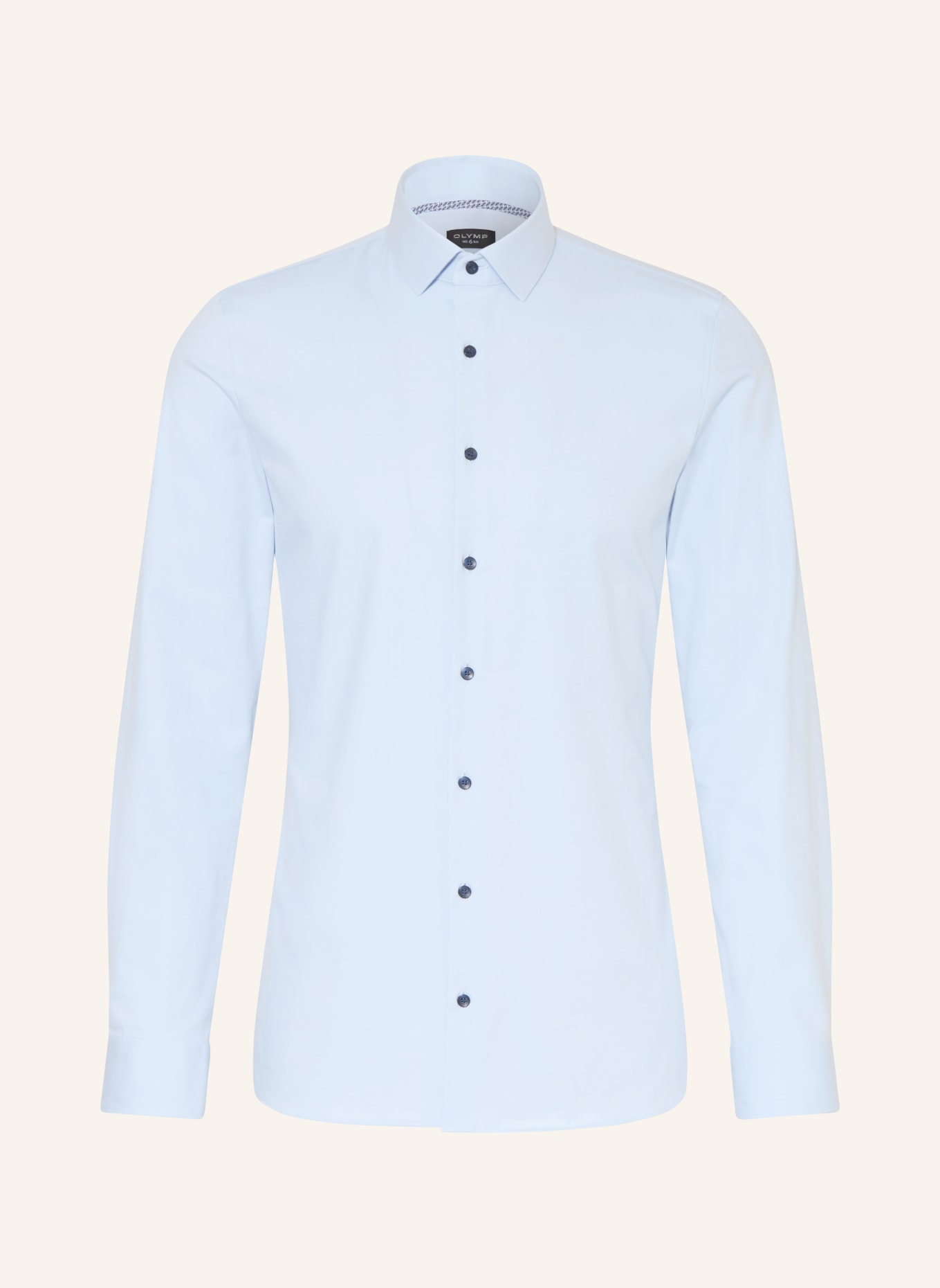 OLYMP Hemd No. Six 24/Seven super slim: HELLBLAU