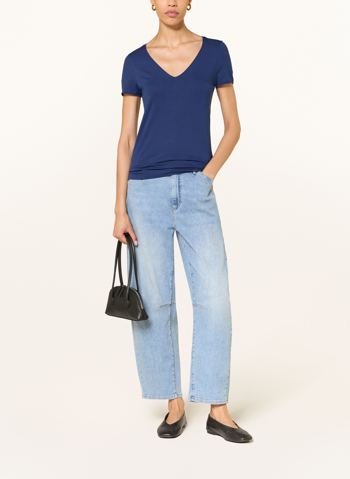 MAJESTIC FILATURES T-shirt: BLUE