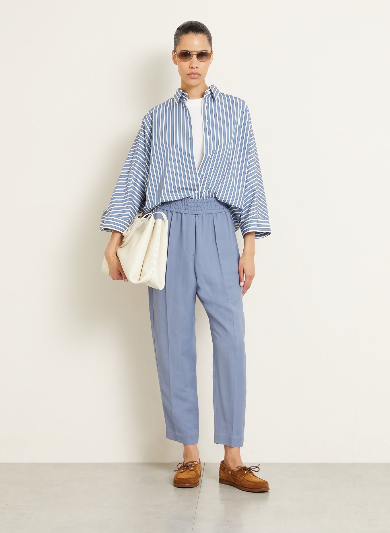 BRUNELLO CUCINELLI Pants: BLUE GRAY