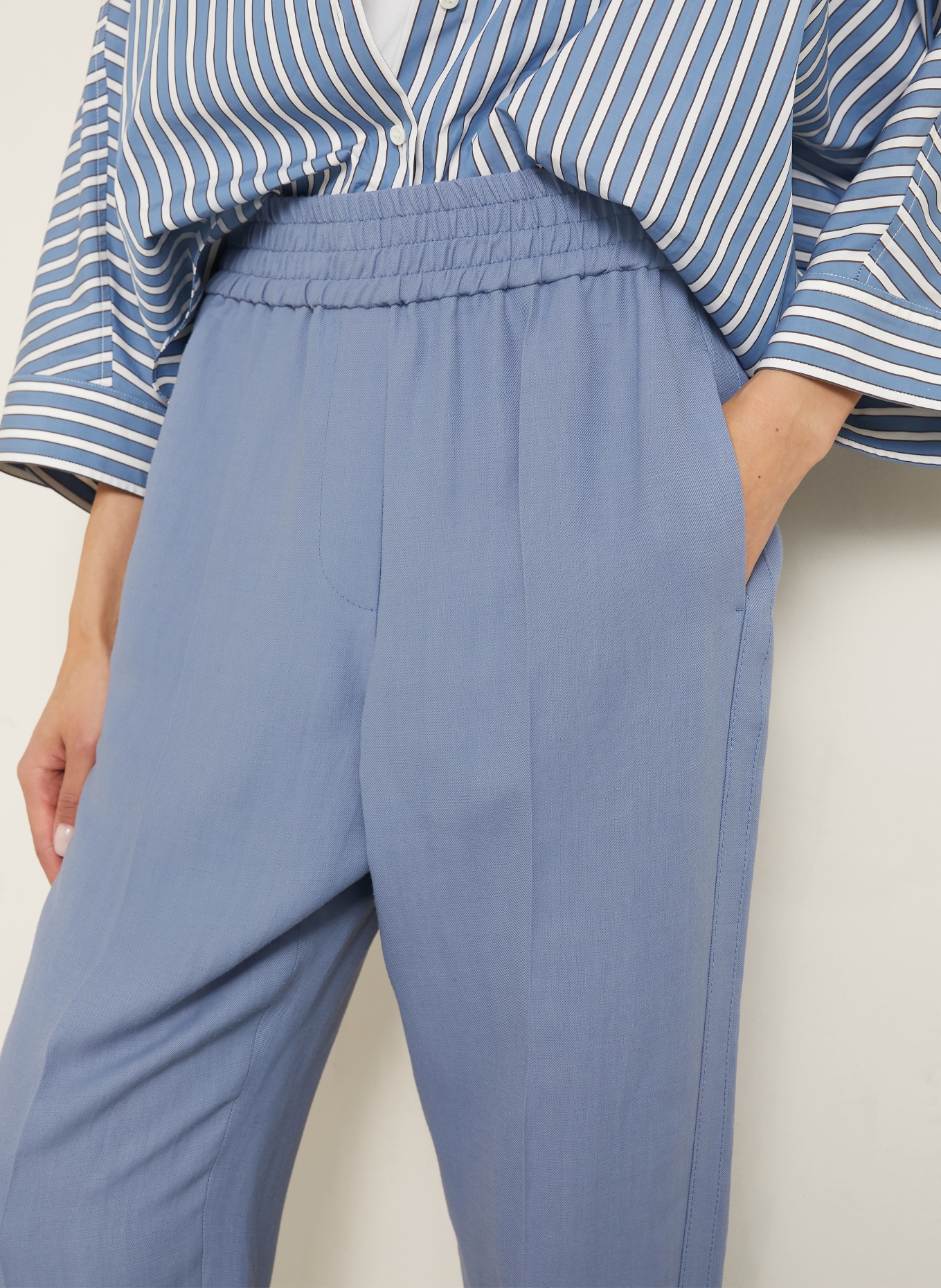 BRUNELLO CUCINELLI Pants: BLUE GRAY